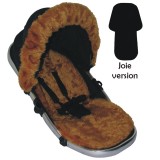 Seat Liner to fit Joie Pushchairs - Tan Faux Fur